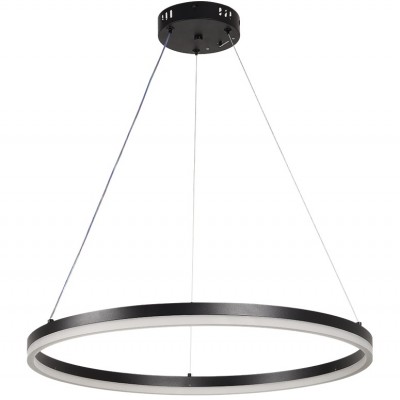 Φωτιστικό Κρεμαστό Φ80cm Στρογγυλό LED 36W 230V 3600lm CCT Dimmable 6095-ΑΒ-BL